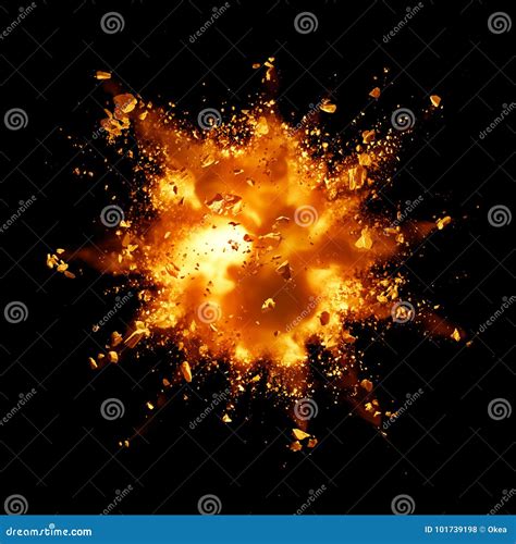 Fire explosion stock illustration. Illustration of smoke - 101739198