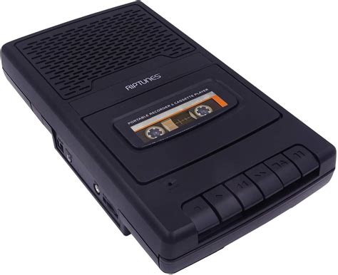 Riptunes Portable Cassette Player Recorder Retro Shoebox Tape Recorder Style With