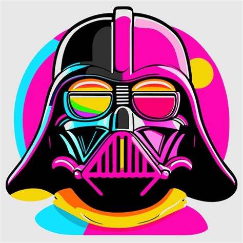 Premium Vector Darth Vader Vector Illustration Cartoon