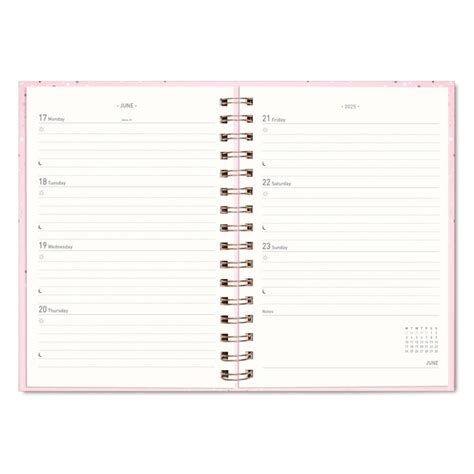 2024 25 Diary Weekly Mid Year Diary Wiro Pink Matilda Myres