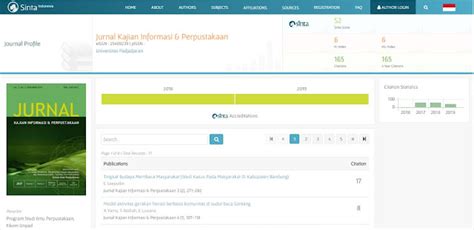 Daftar Jurnal Ilmu Perpustakaan Dan Informasi Terakreditasi Nasional