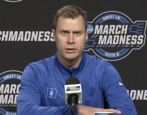 Duke Coach Jon Scheyer And Players Jared McCain And Jeremy Roach Took