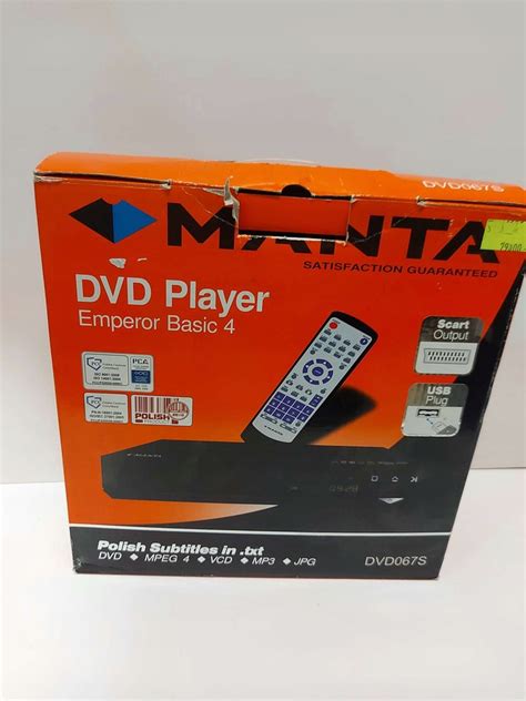 Odtwarzacz DVD Manta Emperor Basic 4 2023 22 12419736926