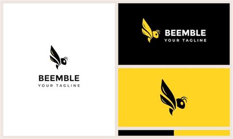 Premium Vector Bee Logo In Modern Style