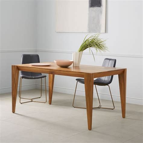 Anderson Solid Wood Dining Table Caramel West Elm