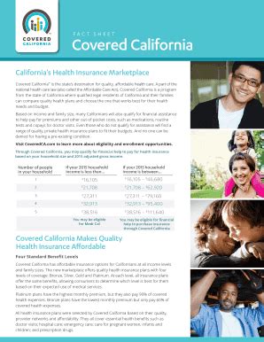 Fillable Online Studenthealth Sa Ucsb TM FACT SHEET Covered California