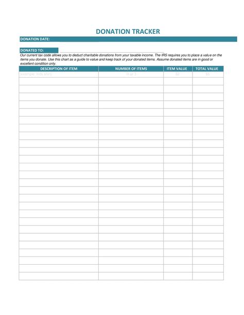 Excel Donation List Template 2024 Printable - carlin abigale