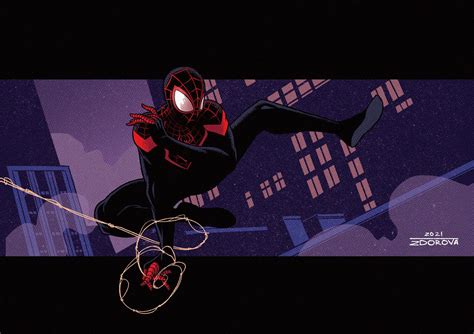 Artstation Miles Morales All New Ultimate Spider Man Vlad Zdor In