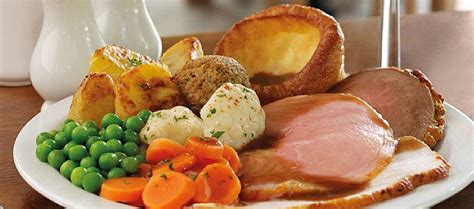 Have A Carvery Together With A Giant Yorkshire Pudding Roast