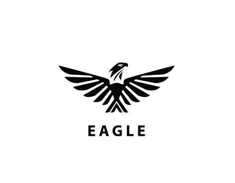 Eagle wings design logo 8489264 Vector Art at Vecteezy