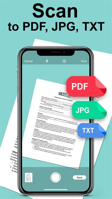 Iphone True Scanner Scan Pdf Easily