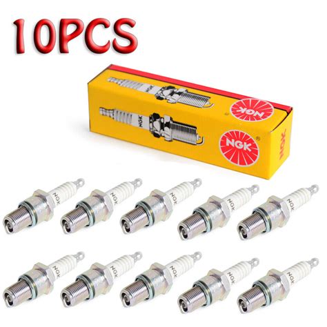 10PCS Standard B8ES NGK Spark Plugs Stock 2411 For Kawasaki Honda