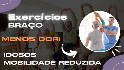 3 exercícios para aliviar dor e melhorar mobilidade de ombro IDOSOS E