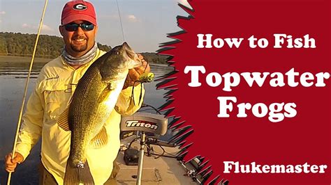 How To Fish Topwater Frogs Bass Fishing YouTube