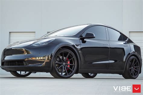 Tesla Model Y Hybrid Forged Series Hf 3 Vossen Wheels