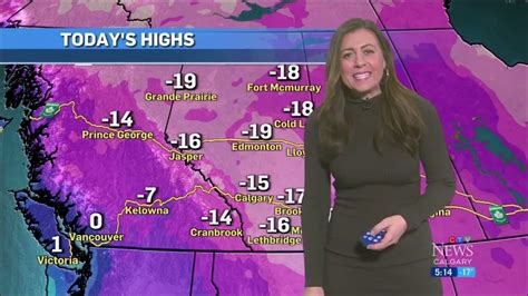 Danielle Savoni Ctv News Calgary Weather Thursday January 18