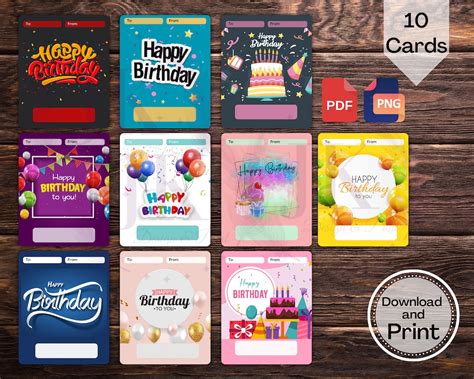 Birthday Money Gift Card Holders Happy Birthdays Money Card Holder