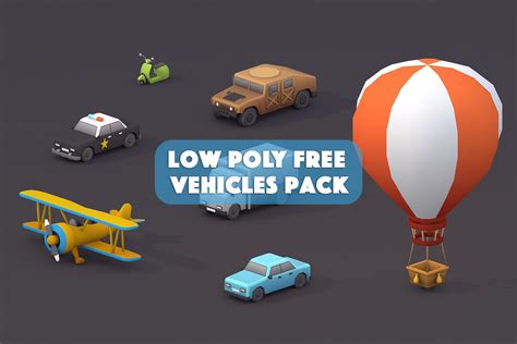 Low Poly Free Vehicles Pack 3d Vehicles Unity Asset Store