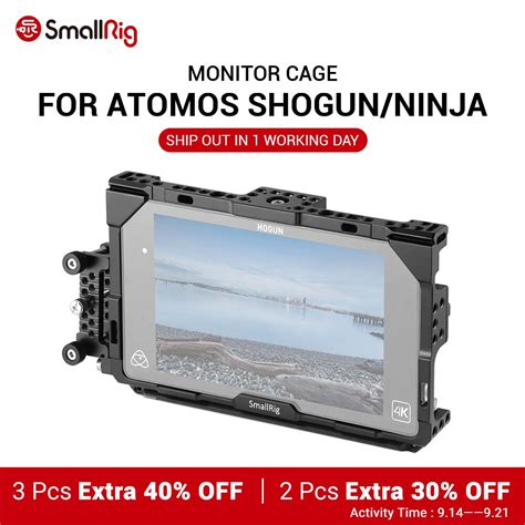 Smallrig Dslr Camera Director S Monitor Cage For Atomos Shogun Monitor