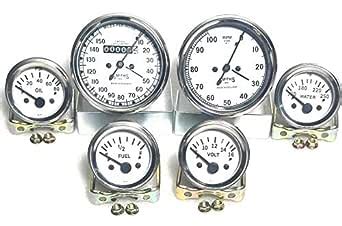 Smiths Gauges Kit Mm Speedo Tacho Mm Temp Oil Pressure Volt Fuel