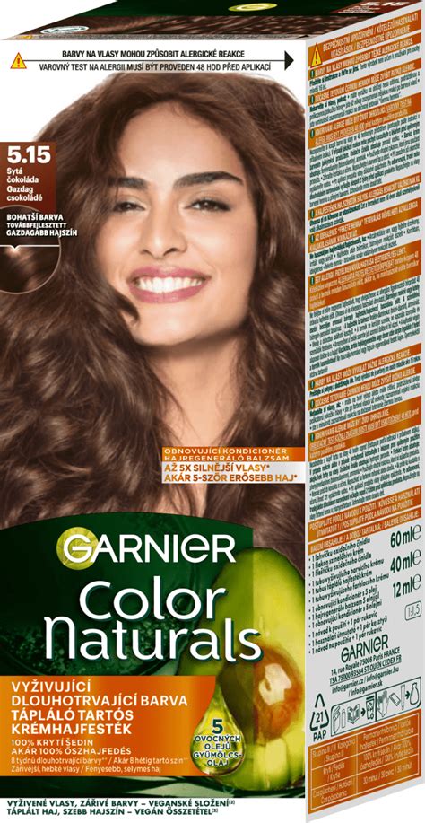 GARNIER Color naturals barva na vlasy 5 15 sytá čokoláda 1 ks dm cz