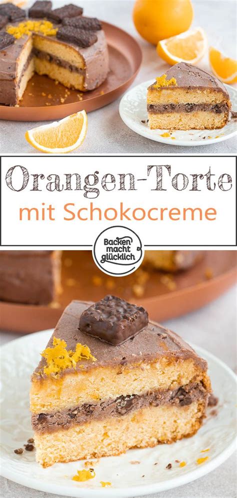 Köstliche Schokoladen Orangen Torte Recipe Baking Food Desserts