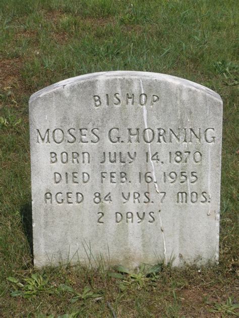 Moses Gehman Horning Find A Grave Memorial