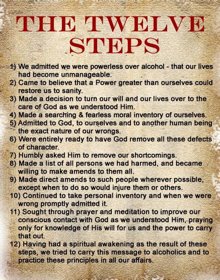 The 12 Steps Oa Pinterest