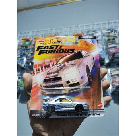 Jual Hot Wheels Premium Nissan Skyline Gt R Bnr Fast And Furious Shopee Indonesia