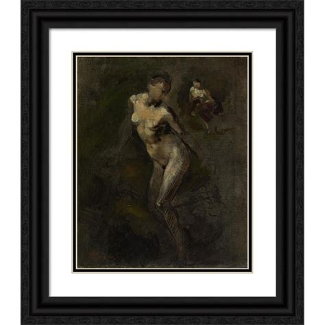 Jean Baptiste Carpeaux 20x24 Black Ornate Framed Double Matted Museum