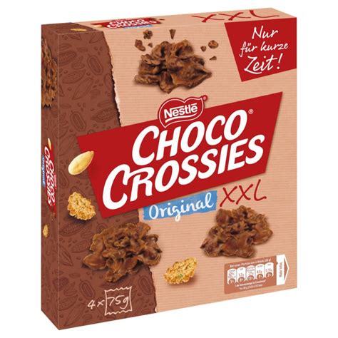 Nestle Choco Crossies Original XXL 4x75g Packung