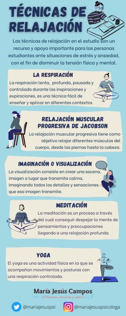 Consejos para Relajarse antes de un Exámen Técnicas de Relajación para