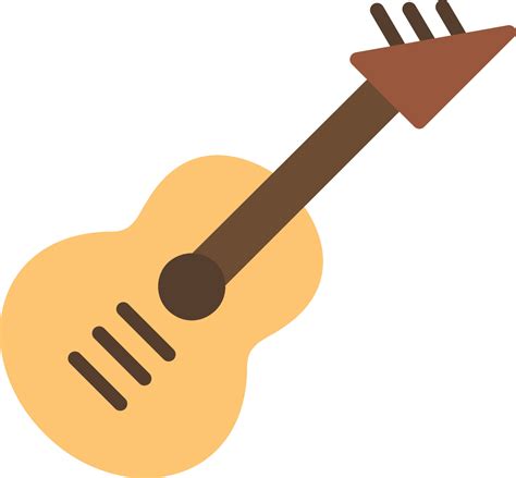 Guitar Flat Icon 11670887 Vector Art At Vecteezy