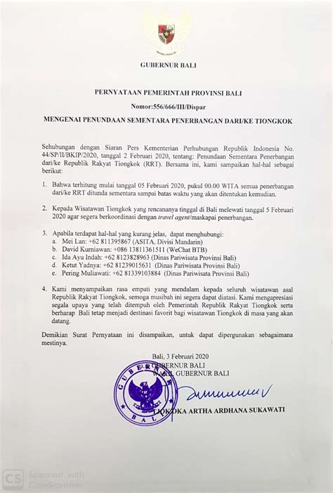 Surat Edaran Gubernur Bali Libur Pilkada 2018 DakotaCumberlege