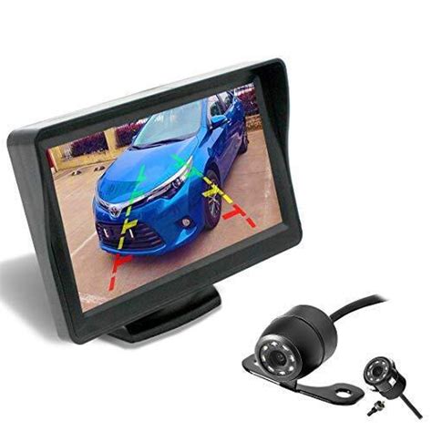 Backup Camera And Monitor Kit For Car MPV Pickup Truck SUV Universal