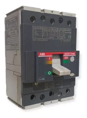 Disjuntor Tripolar Abb Caixa Moldada Tmax T3c 250a 690v Parcelamento