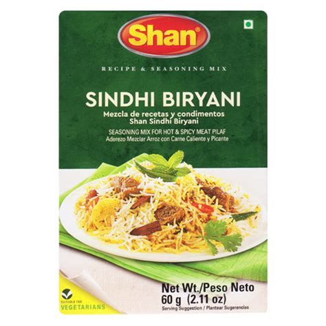 Shan Sindhi Biryani Recipe And Seasoning Mix 60g Supersavings