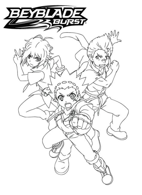 Desenhos De Beyblade Para Colorir E Imprimir Wonder Day — Desenhos