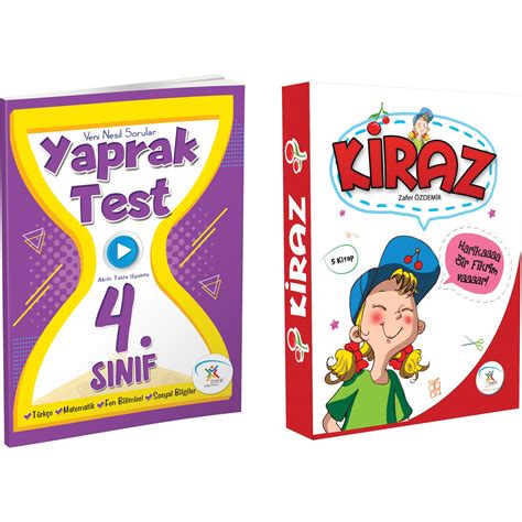 5 Renk Yayınevi 4 Sınıf Kiraz 5 Kitap Hikâye Seti Yaprak Kitabı