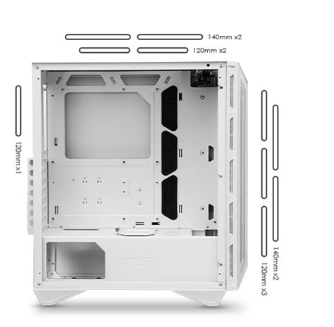 Msi Mpg Gungnir 110r White Atx Gaming Case Powered By Msi — Msi Store Malaysia