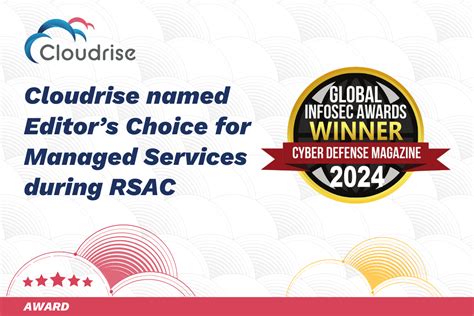 News From Rsac Cloudrise Named Winner Of Global Infosec Award Cloudrise