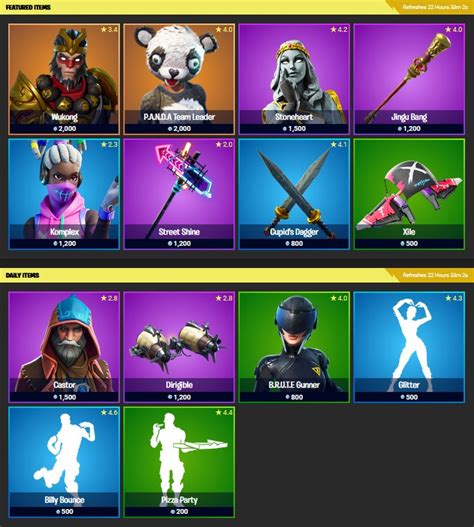 Boutique Fortnite 14 mars 2020 Breakflip Actualités et guides sur