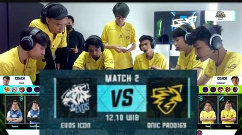 EVOS ICON VS ONIC PRODIGY MDL ID S7 Week 1 Day 2 Game 2 Full Match