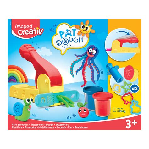 Maped Creativ Kit P Te Modeler Pat Dough Pots Accessoires