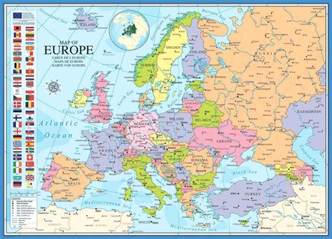 Puzzle Educativo Mapas Del Mundo Piezas Eurographics