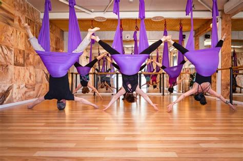 Aerial Yoga Empowered Centre Yoga Fun Fitness Midland Kangoo