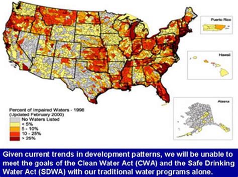 The EPA gathers information from each state on water quality standards ...