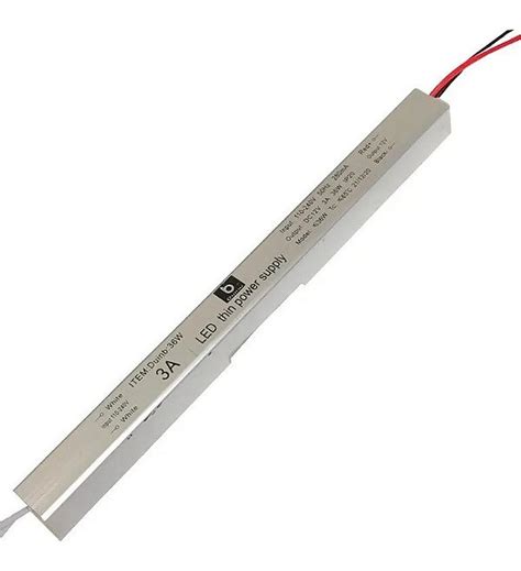 Fonte Chaveada Slim Driver Para Perfil Fita Led 12v 3a 36w MB UTILIDADES