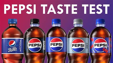 Pepsi Taste Test 5 Flavor Comparison Youtube