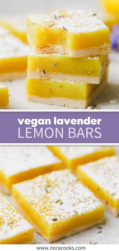 Lavender Lemon Bars In 2023 Lavender Lemon Bars Vegetarian Sweets Vegan Snack Recipes